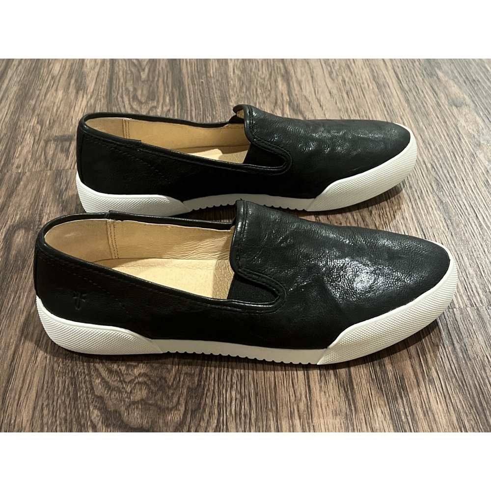 Frye Mia Slip On Sneakers Color Black Size 8